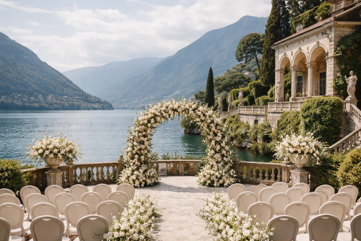 Comment choisir un lieu historique pour un mariage sur mesure au lac de Côme