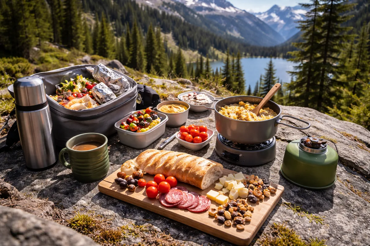 Comment préparer des repas en plein air pour une randonnée réussie