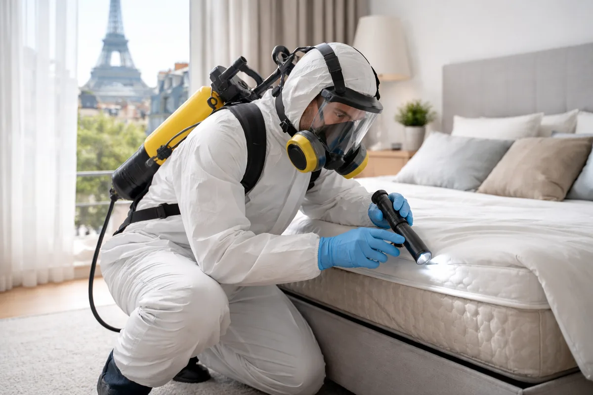 Quel est le rôle des professionnels certifiés dans la désinfection des punaises de lit à Paris ?
