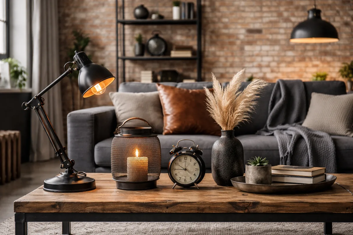 Comment choisir des accessoires pour une décoration industrielle élégante