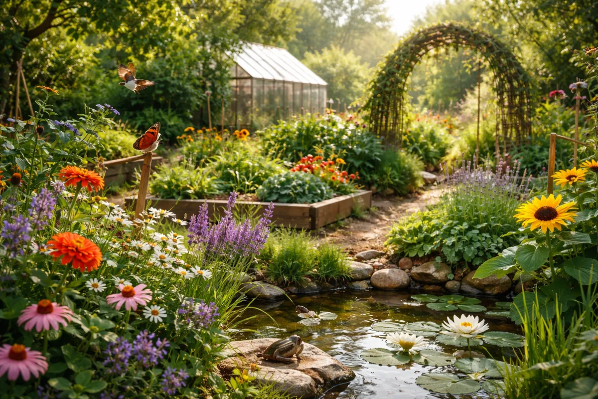 Les bienfaits des jardins en permaculture pour la faune et la flore