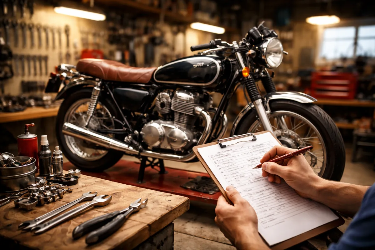Comment établir une évaluation de la restauration d'une moto classique