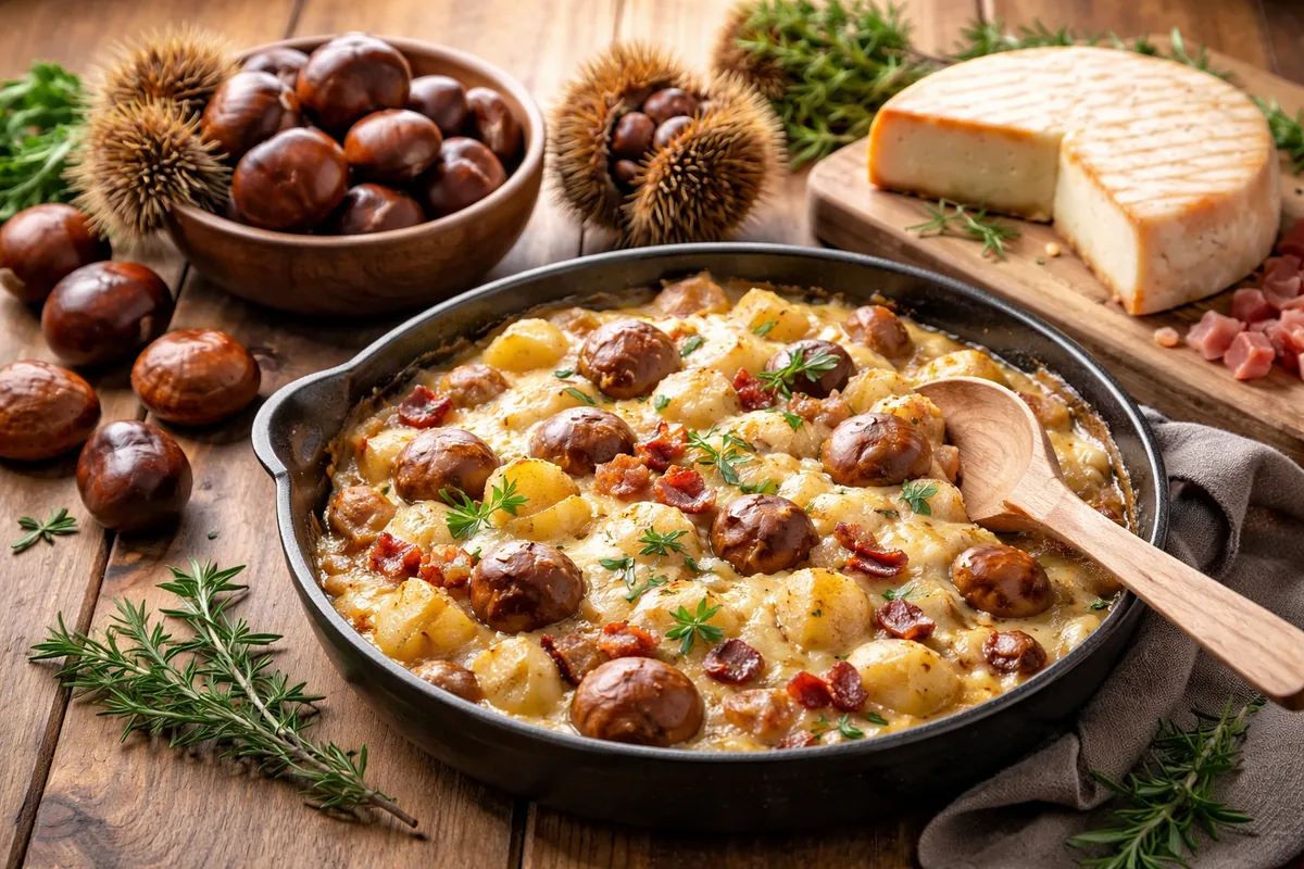 Comment réaliser un plat savoyard autour des châtaignes